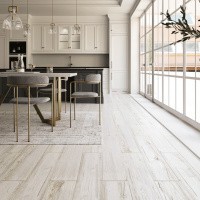 Керамогранит Wood Nordic Mat цвет керамогранитной плитки Белый