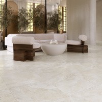 Керамогранит Travertine Beige цвет керамогранитной плитки Бежевый
