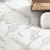 Керамогранит NTT9120M Calacatta Light Grey mat цвет керамогранитной плитки Белый