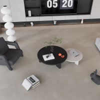 Керамогранит Betone Sand Antislip Carving цвет керамогранитной плитки Белый