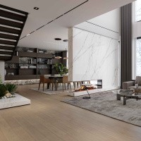 Керамогранит Calacatta Light цвет керамогранитной плитки Белый