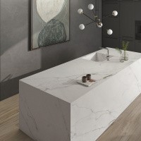 Керамогранит Calacatta Light цвет керамогранитной плитки Белый