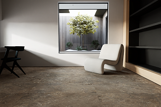 Керамогранит Pietra Brown Struttura искусственный камень Moonstone