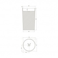 Раковина Bravo искусственный камень