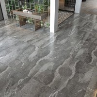 Керамогранит Slate Black цвет керамогранитной плитки Серый