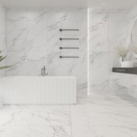 Керамогранит Artic statuario Carving цвет керамогранитной плитки Серый