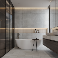 Керамогранит AXION MERCURY GRANULLA цвет керамогранитной плитки Серый