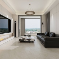 Керамогранит Sandstone Crema Satin Glazed цвет керамогранитной плитки Бежевый