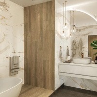 Керамогранит Wood Honey Mat цвет керамогранитной плитки Коричневый