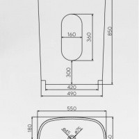Раковина Bello искусственный камень