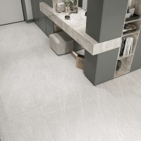 Керамогранит Granite Limestone White Structura цвет керамогранитной плитки 