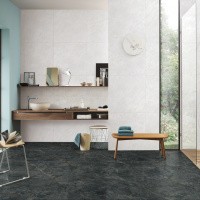 Керамогранит Cosmic black цвет керамогранитной плитки Черный