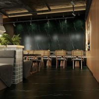 Керамогранит Nero Marquina цвет керамогранитной плитки Черный