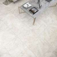 Керамогранит Travertine Bianco цвет керамогранитной плитки Бежевый