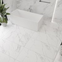 Керамогранит Artic statuario Carving цвет керамогранитной плитки Серый