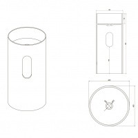 Раковина Pavia искусственный камень