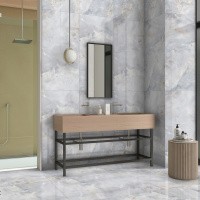 Керамогранит Onyx Solano Blue цвет керамогранитной плитки Голубой