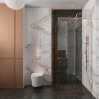 Керамогранит NTT9121P Calacatta Light Grey цвет керамогранитной плитки Белый