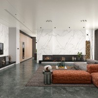 Керамогранит Calacatta Empire цвет керамогранитной плитки Белый