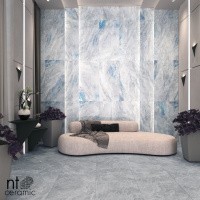 Керамогранит Cosmic blue цвет керамогранитной плитки Голубой