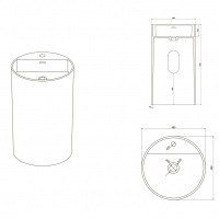 Раковина Lodi искусственный камень