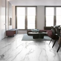 Керамогранит Statuario Infinity цвет керамогранитной плитки Белый