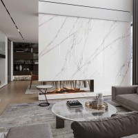 Керамогранит Calacatta Light цвет керамогранитной плитки Белый