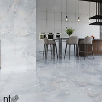 Керамогранит Onyx Solano Blue цвет керамогранитной плитки Голубой