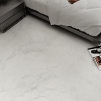 Керамогранит Botticino White Satin Glazed цвет керамогранитной плитки Белый