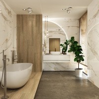 Керамогранит Wood Honey Mat цвет керамогранитной плитки Коричневый