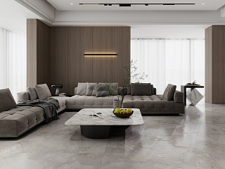 Керамогранит Mountain White Satin Glazed искусственный камень Riverstone