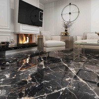 Керамогранит Black Lamos High Gloss цвет керамогранитной плитки Черный