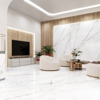 Керамогранит Calacatta Light цвет керамогранитной плитки Белый