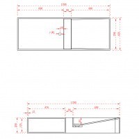 Раковина NT501 Right искусственный камень