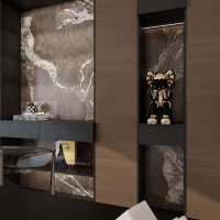 Керамогранит Kronos Brown Digital Satin цвет керамогранитной плитки Бежевый