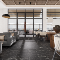 Керамогранит Calacatta Black Mat цвет керамогранитной плитки Черный