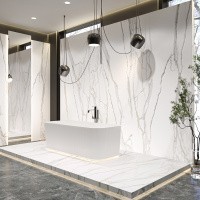 Керамогранит Calacatta Empire цвет керамогранитной плитки Белый