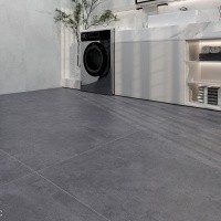 Керамогранит Zett Black цвет керамогранитной плитки Серый