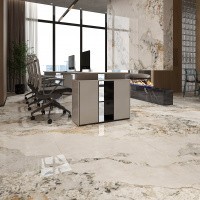 Керамогранит Yue River Humen цвет керамогранитной плитки Белый