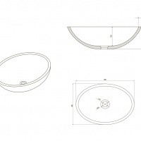 Раковина Milano искусственный камень