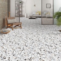 Керамогранит Terrazzo White цвет керамогранитной плитки Калаката