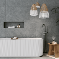 Керамогранит Stonewall Graphite Punch Granulla цвет керамогранитной плитки Серый