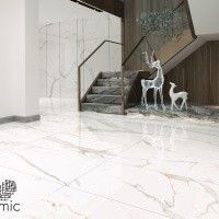 Керамогранит Miami Natural цвет керамогранитной плитки Белый