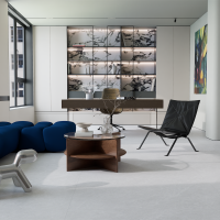 Керамогранит Limestone Smoke Antislip Carving цвет керамогранитной плитки Серый