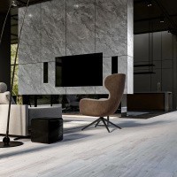 Керамогранит Wood Smoke Mat цвет керамогранитной плитки Серый