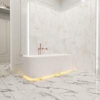 Керамогранит Callacata Endless цвет керамогранитной плитки Белый