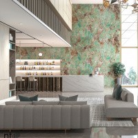 Керамогранит Amozanite цвет керамогранитной плитки Зеленый