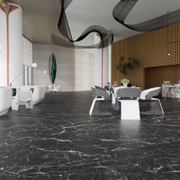 Керамогранит Calacatta Black Mat цвет керамогранитной плитки Черный