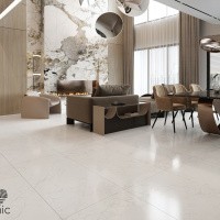 Керамогранит Impero Carving цвет керамогранитной плитки Серый