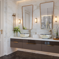 Керамогранит ONYX MAJESTIC PRO 4D цвет керамогранитной плитки Бежевый